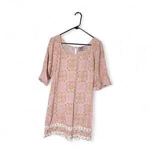 Juicy Couture Paisley Cotton Lace Dress Small
